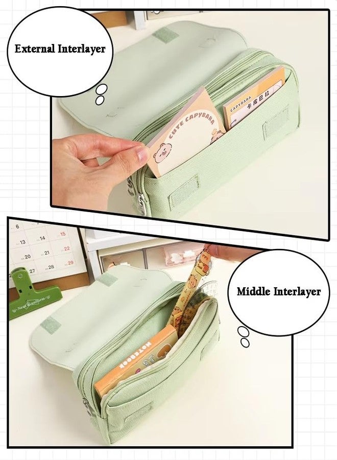 SAJANI 3D Decompression Large Capacity Pencil Case, Multipurpose Stationary Organizer with Handle, Cartoon Printed Pencil Pouch for Boys & Girls (Pack of 1) (Bear) - Image 5